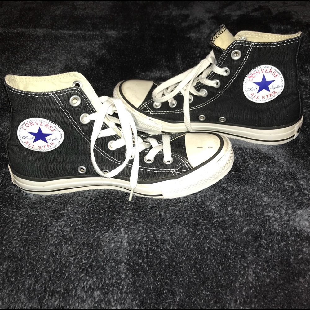 High Top Black Converse
